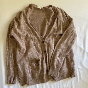 Madewell Brown Cardigan Sweater